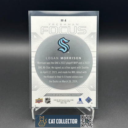 2024-25 UD SP Authentic LOGAN MORRISON #FF-4 Freshman Focus