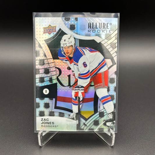 2021-22 UD Allure ZAC JONES #139 NHL Shield 1917 RC - New York Rangers