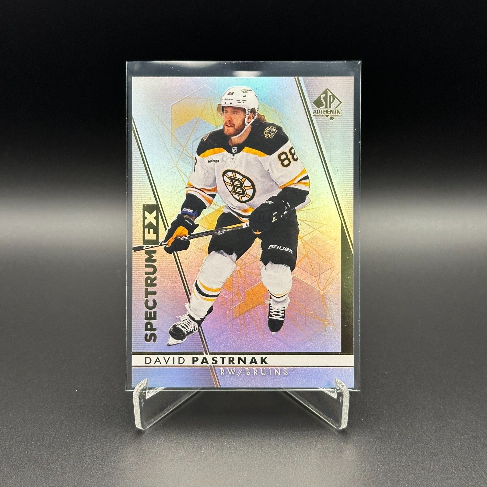 2022-23 UD SP Authentic DAVID PASTRNAK #S-6 Spectrum FX Bounty Unscratched