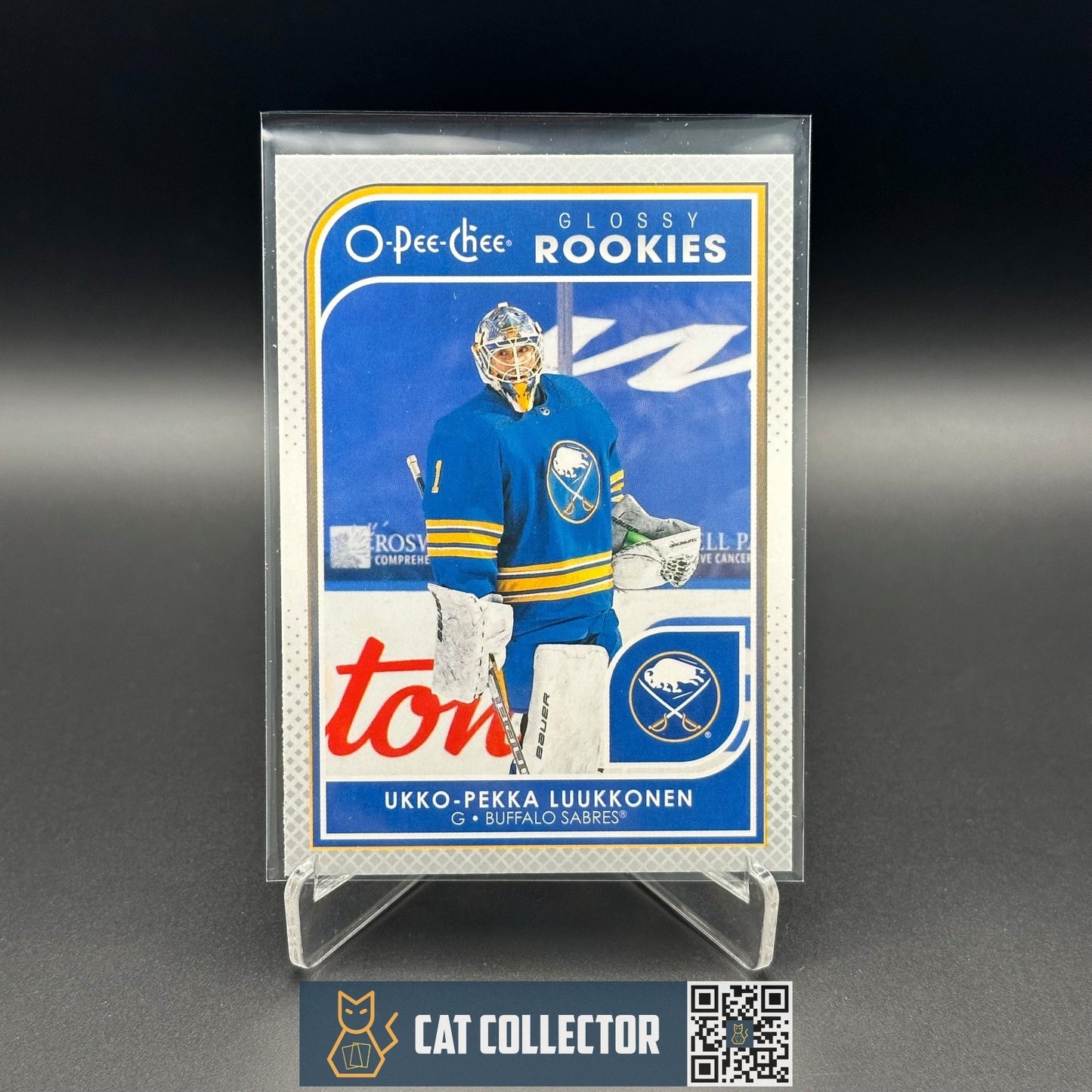 2021-22 UD Series 2 UKKO-PEKKA LUUKKONEN #R-16 OPC Glossy Rookies Silver RC