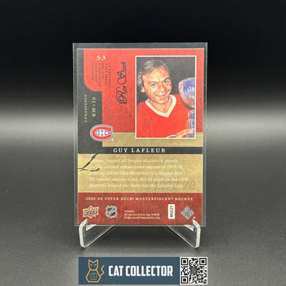 2008-09 UD Masterpieces Hockey GUY LAFLEUR #53 Montreal Canadiens