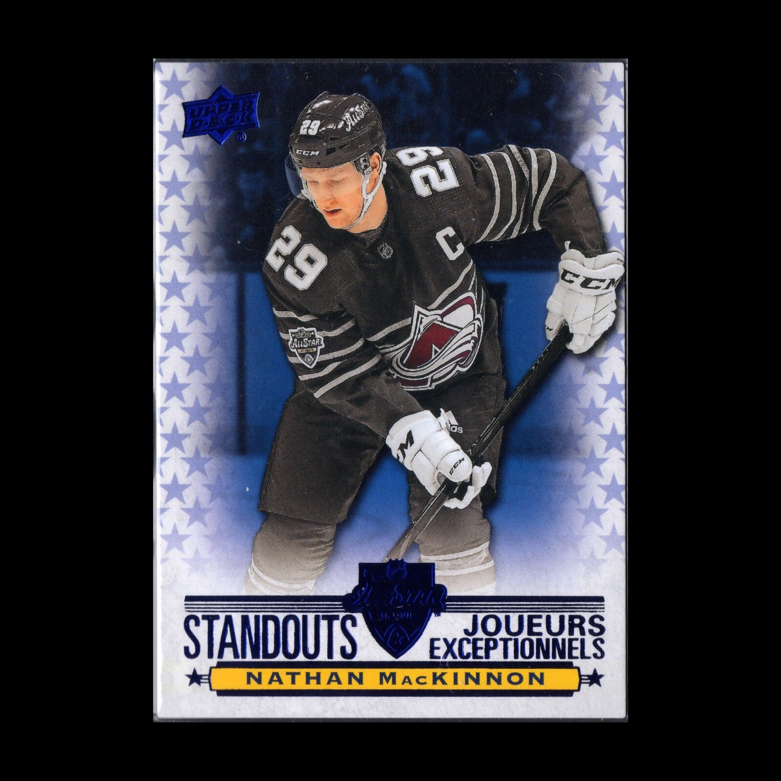2020-21 UD Tim Hortons NATHAN MACKINNON #AS-10 Standouts - Colorado Avalanche