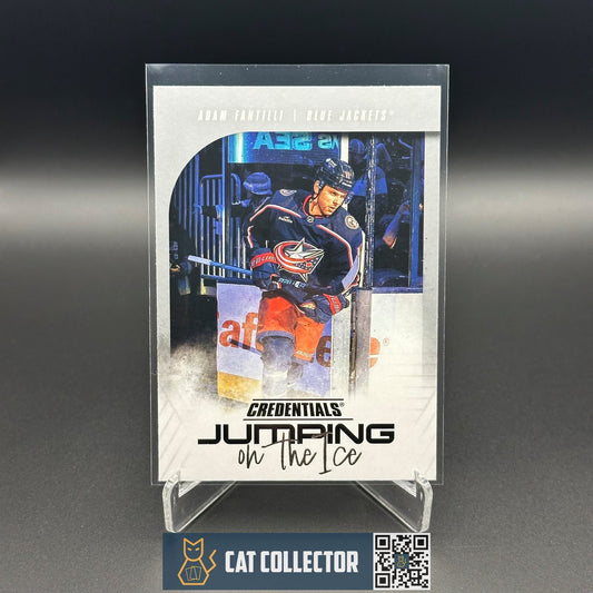 2024-25 UD Credentials ADAM FANTILLI #JI-AF Jumping on the ice