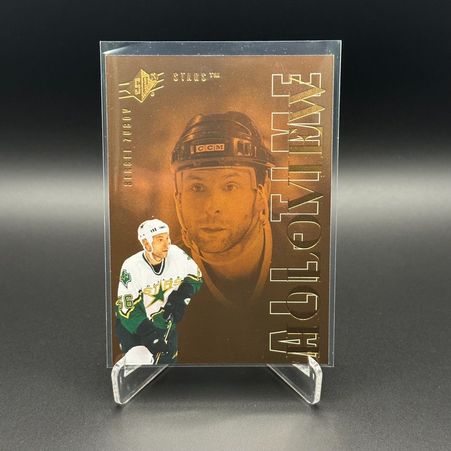 2024-25 UD SPx SERGEI ZUBOV #ATG-SZ All-Time Holoview Bronze - Dallas Stars