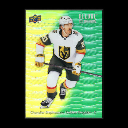 2023-24 UD Allure CHANDLER STEPHENSON #CF-21 Color Flow Yellow-Green