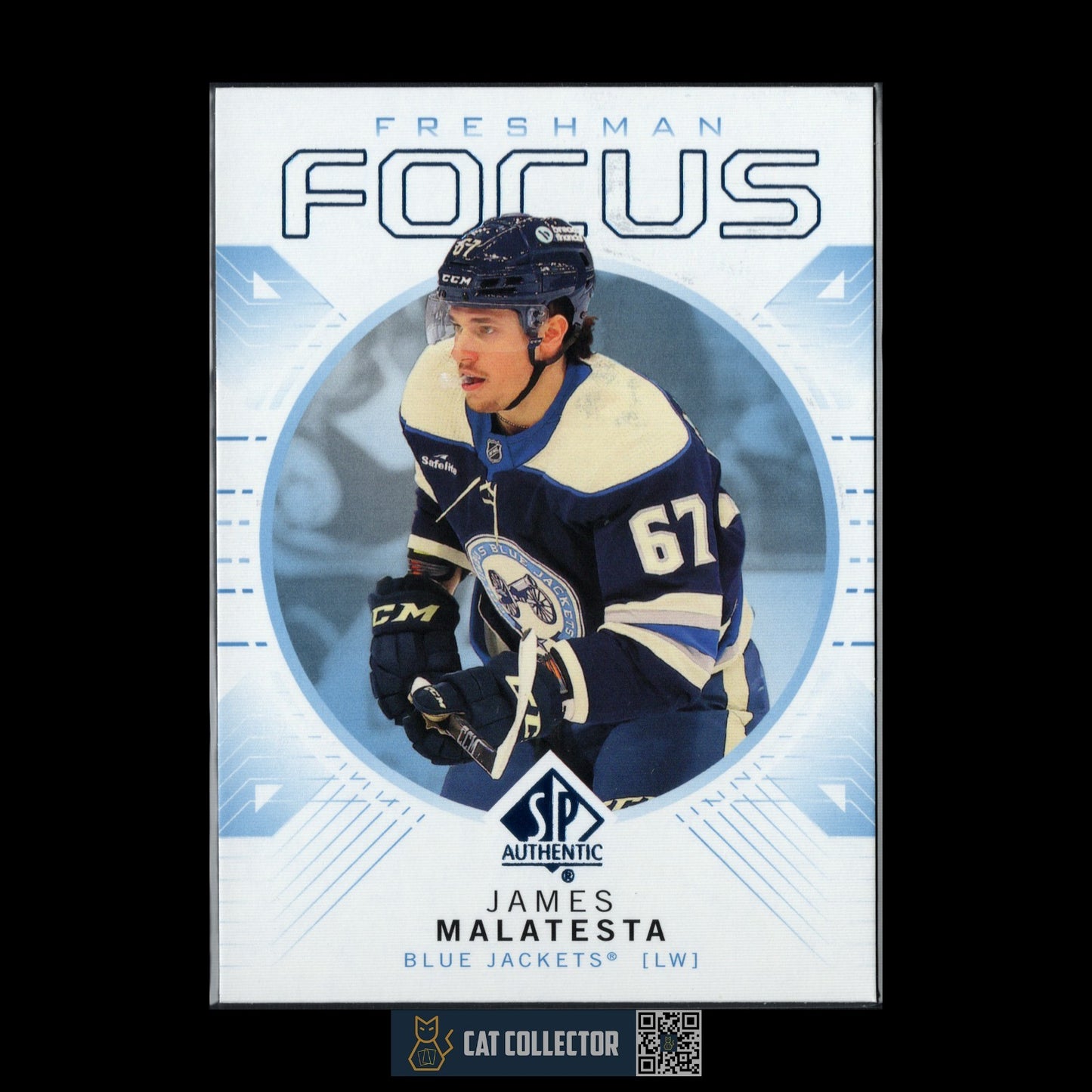 2024-25 UD SP Authentic JAMES MALATESTA #FF-30 Freshman Focus Blue