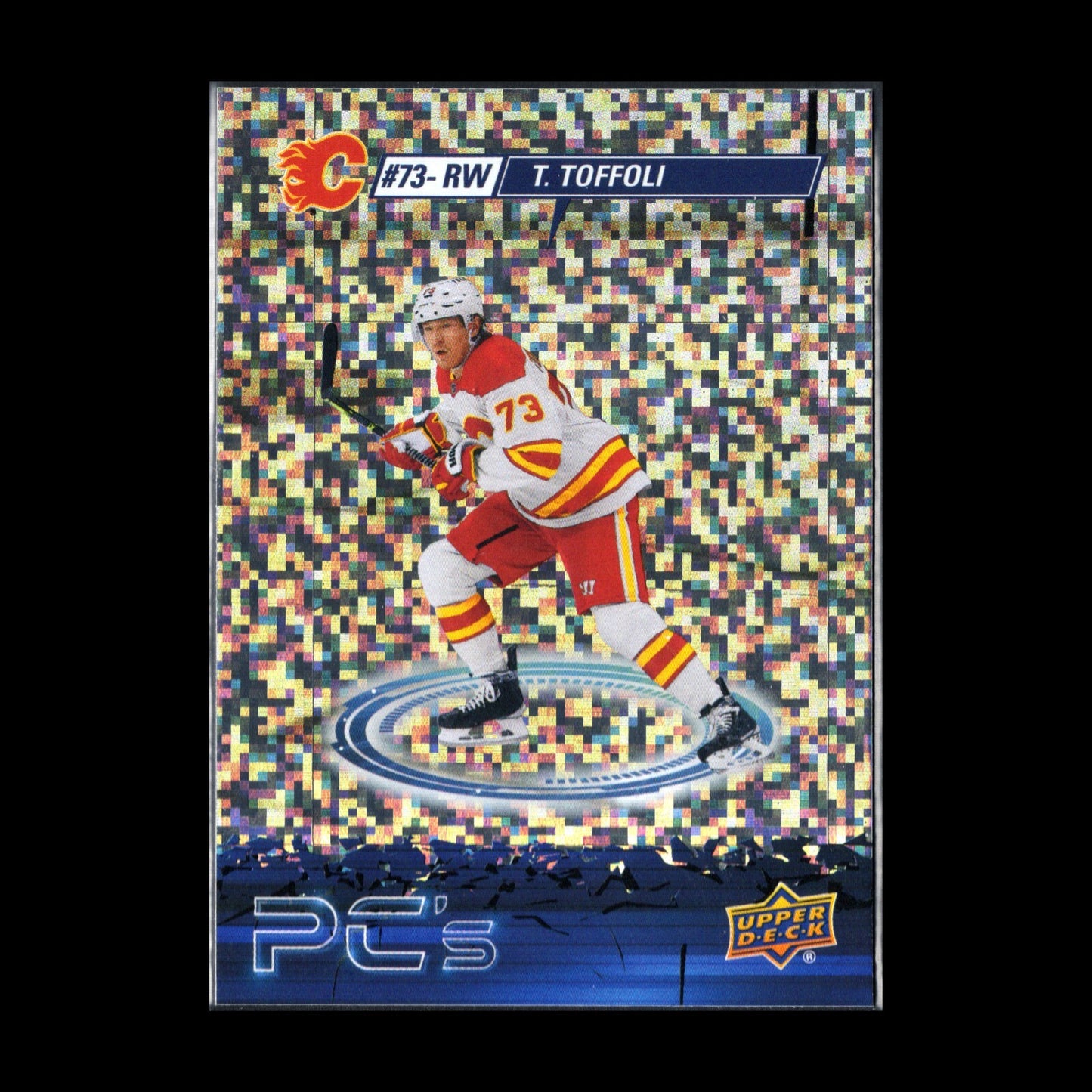 2023-24 UD Series 2 TYLER TOFFOLI #PC-13 PC's Sparkle - Calgary Flames