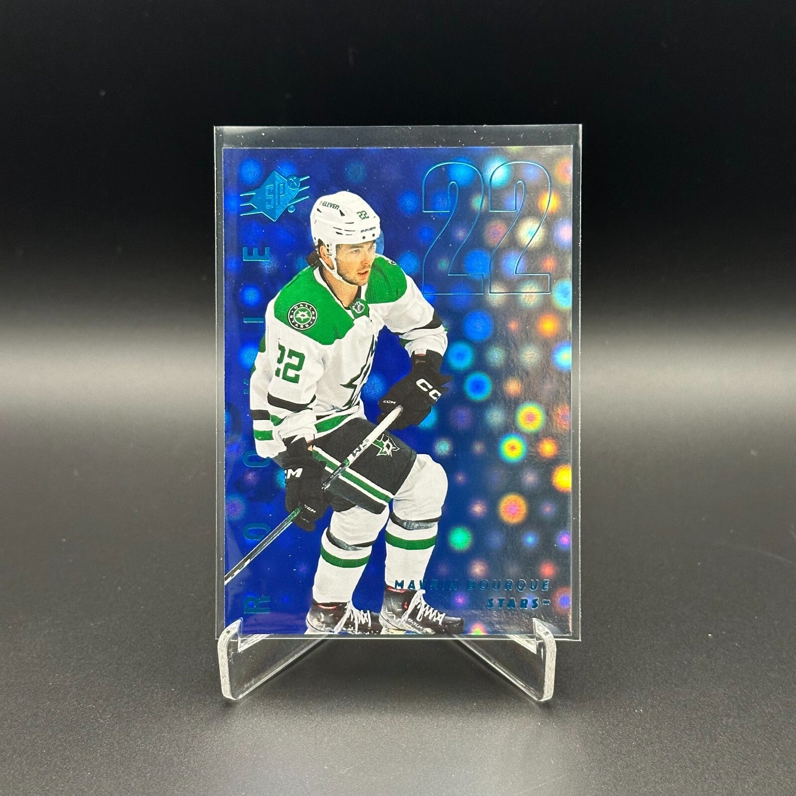 2024-25 UD SPx MAVRIK BOURQUE #101 Radiance Rookie RC /100 - Dallas Stars