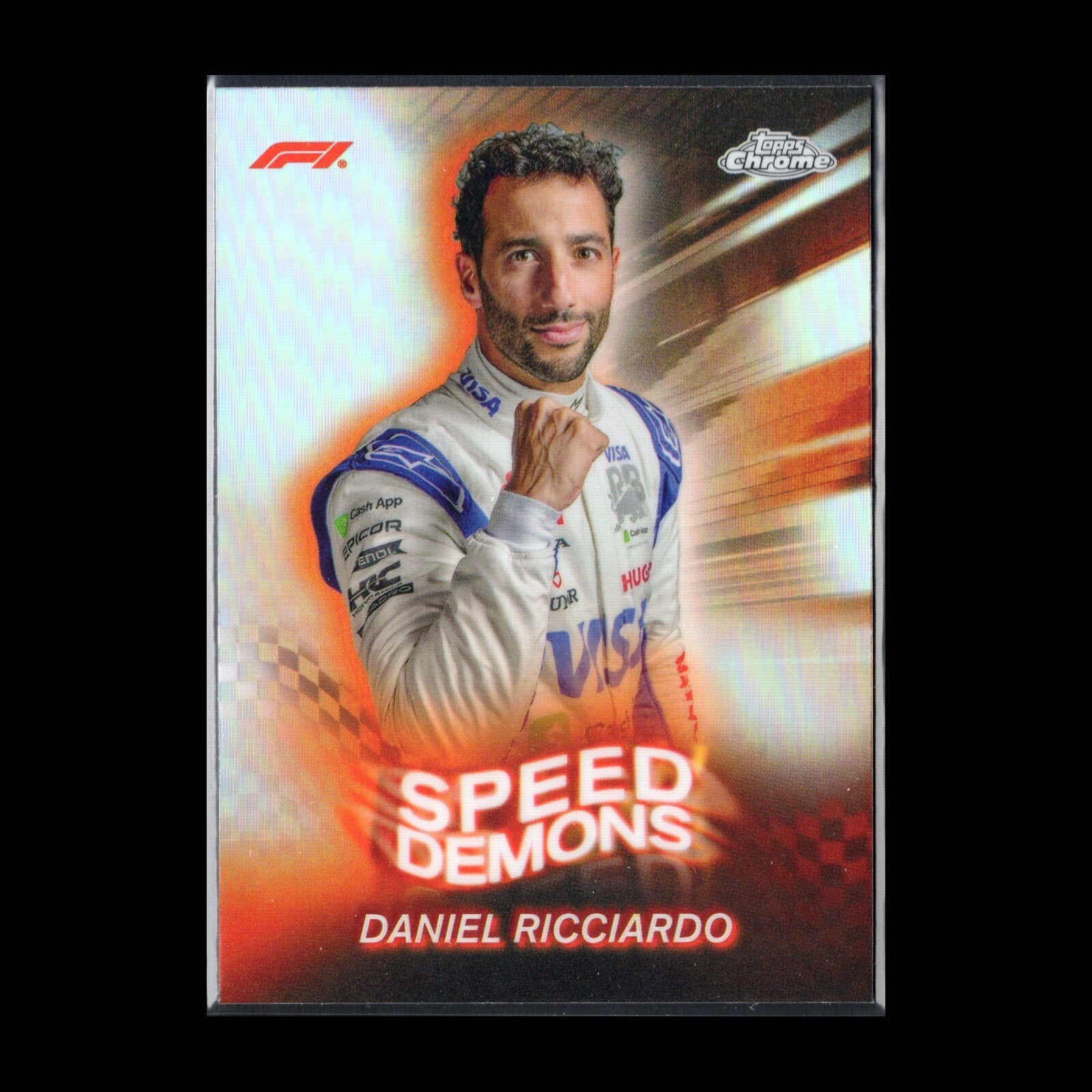2024 Topps Chrome Formula 1 DANIEL RICCIARDO #SD-18 Speed demons