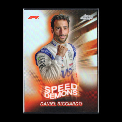2024 Topps Chrome Formula 1 DANIEL RICCIARDO #SD-18 Speed demons