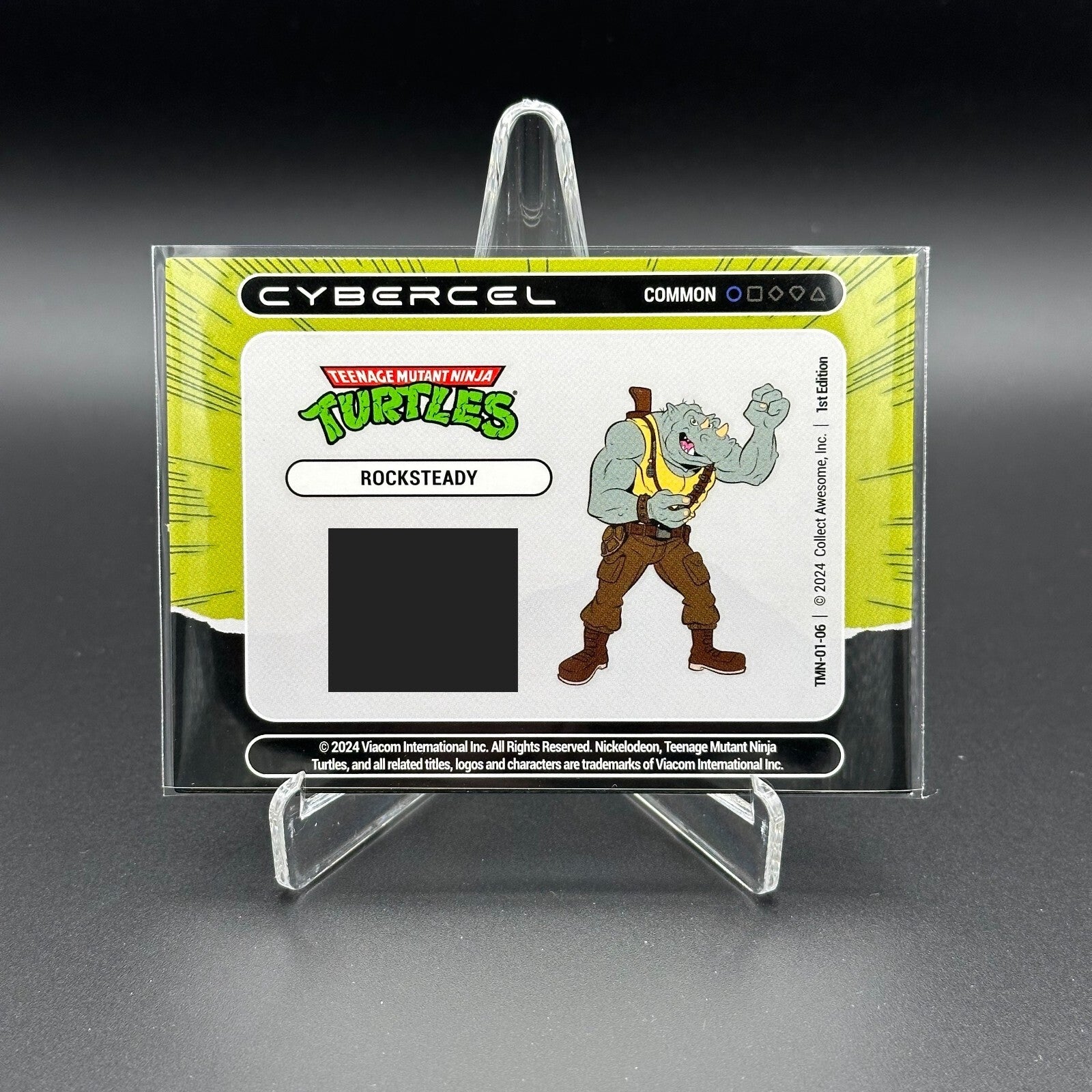 2024 FigPin Cybercel TMNT Series 1 ROCKSTEADY #TMN-01-06 Common - UNSCANNED