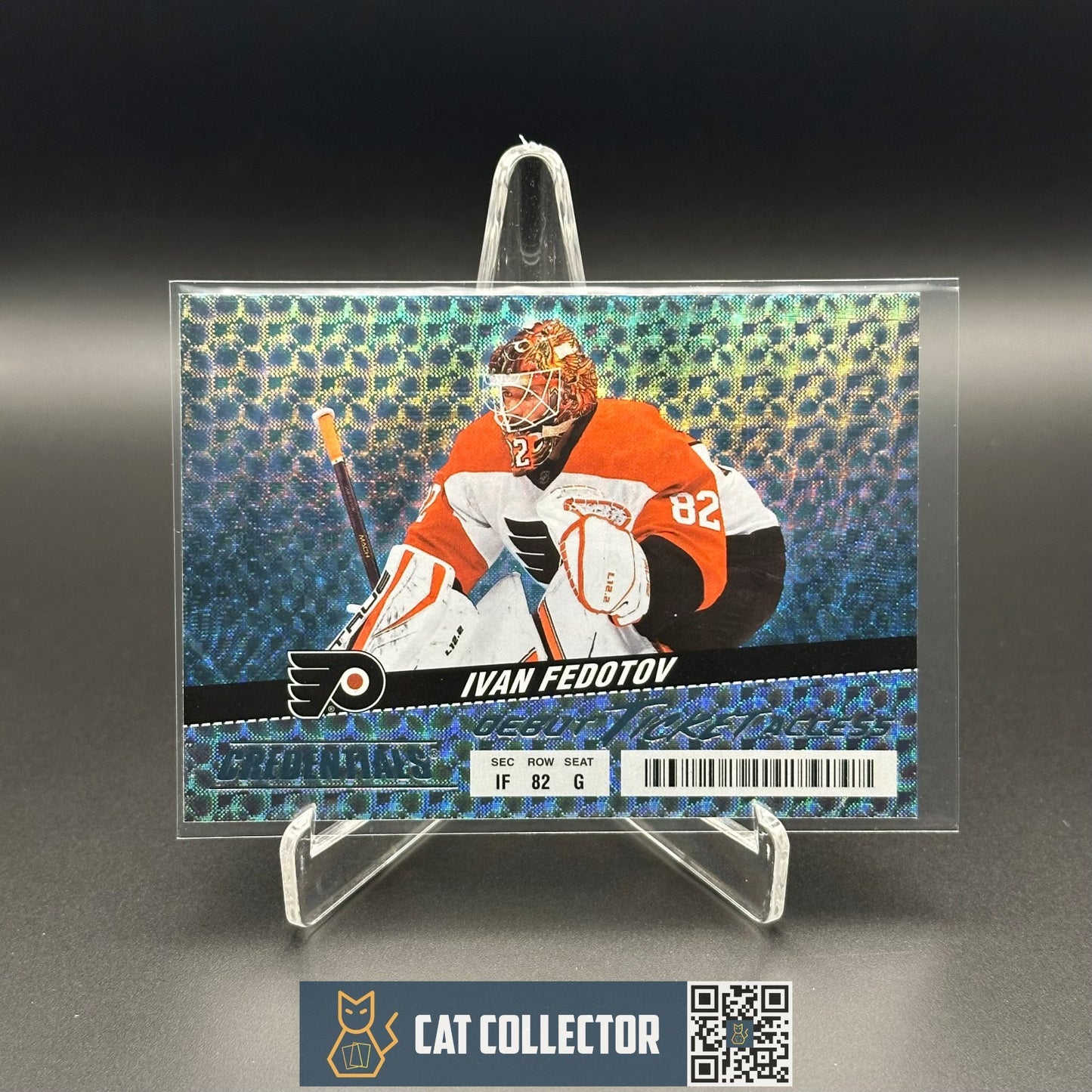 2024-25 UD Credentials IVAN FEDOTOV #140 Debut Ticket Access Horizontal RC