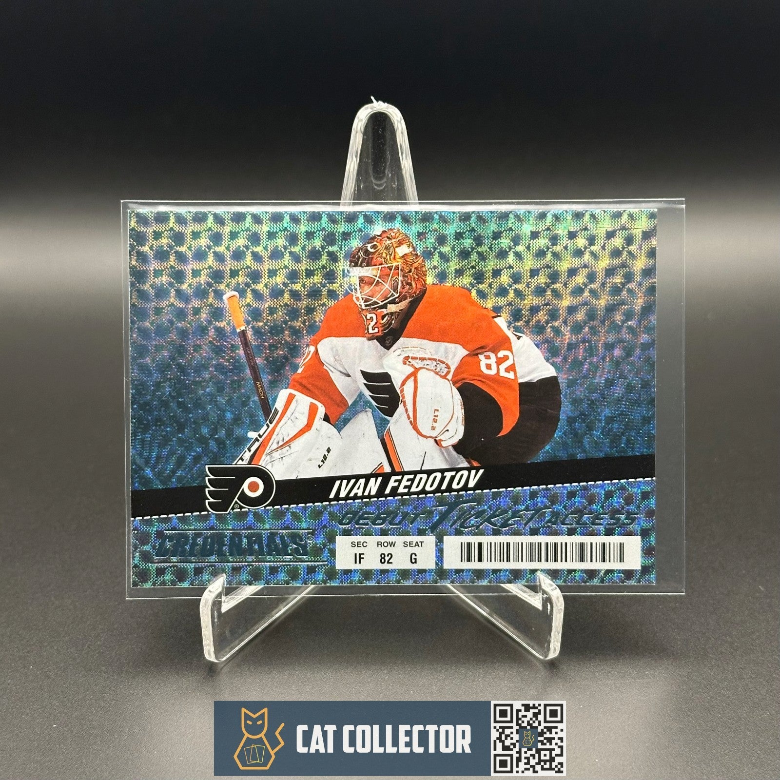 2024-25 UD Credentials IVAN FEDOTOV #140 Debut Ticket Access Horizontal RC