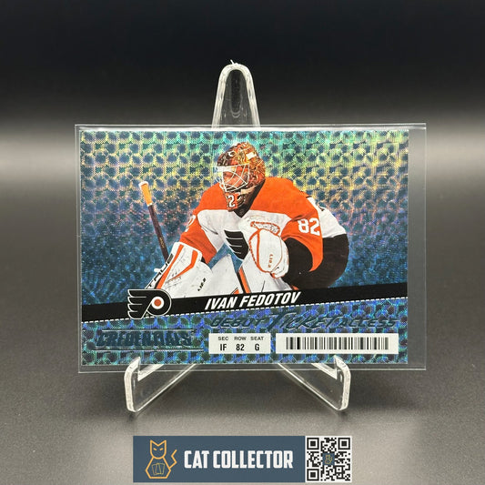 2024-25 UD Credentials IVAN FEDOTOV #140 Debut Ticket Access Horizontal RC