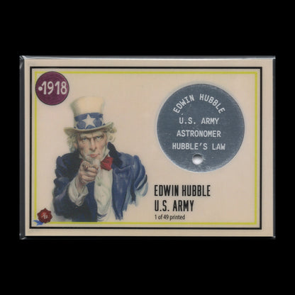 2022 HA 1918: End of the Great War EDWIN HUBBLE # Replica dog tag Limited to 49