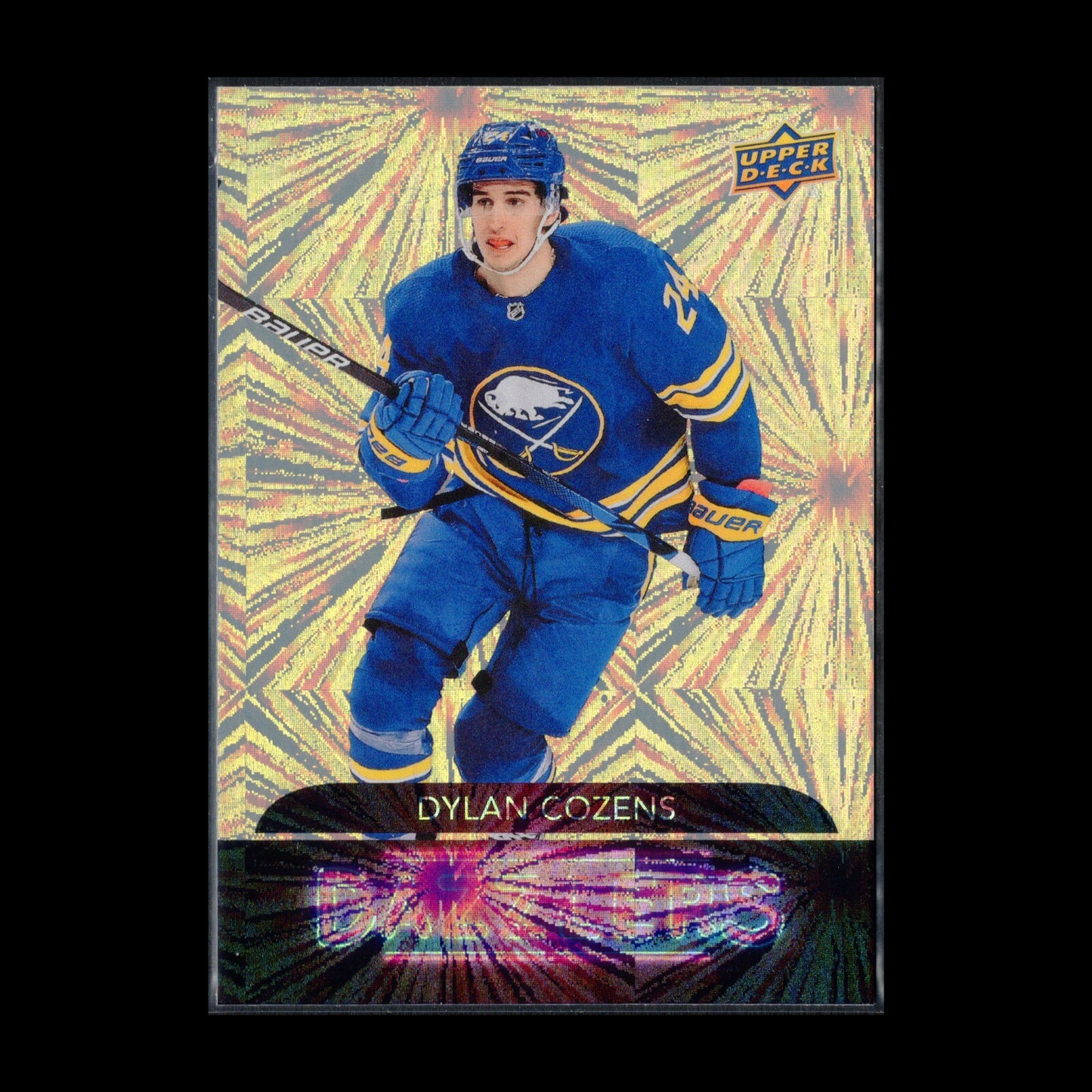 2020-21 UD Extended DYLAN COZENS #DZ-104 Dazzlers Orange RC