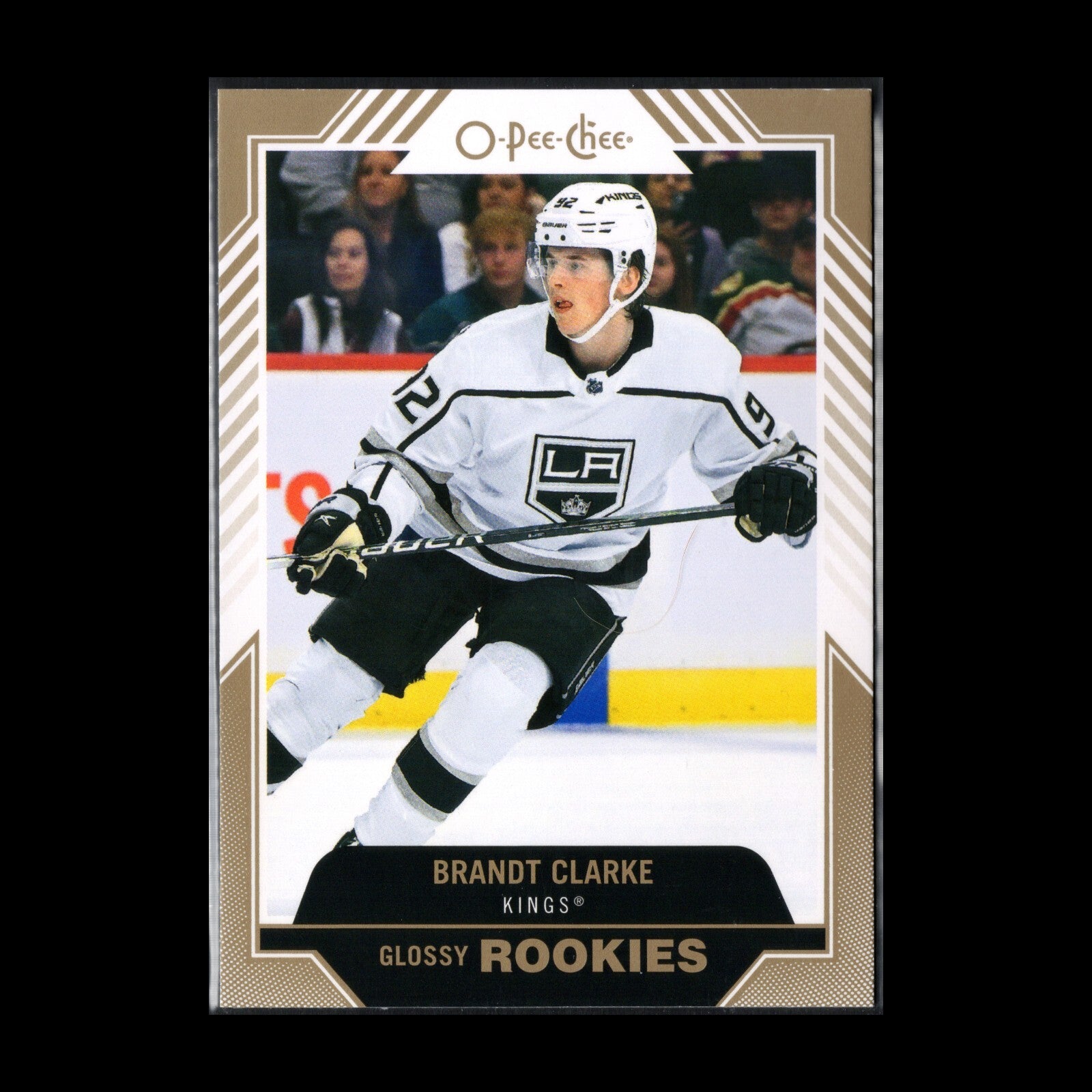 2022-23 O-Pee-Chee Series 2 BRANDT CLARKE #R-19 Glossy Rookies Gold
