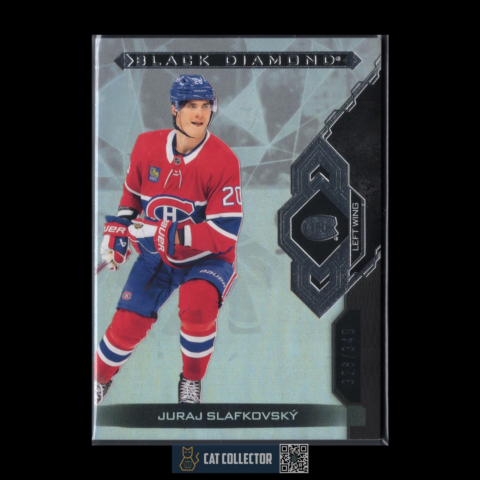 2022-23 UD Black Diamond JURAJ SLAFKOVSKY #BDB-JS Rookie RC /349