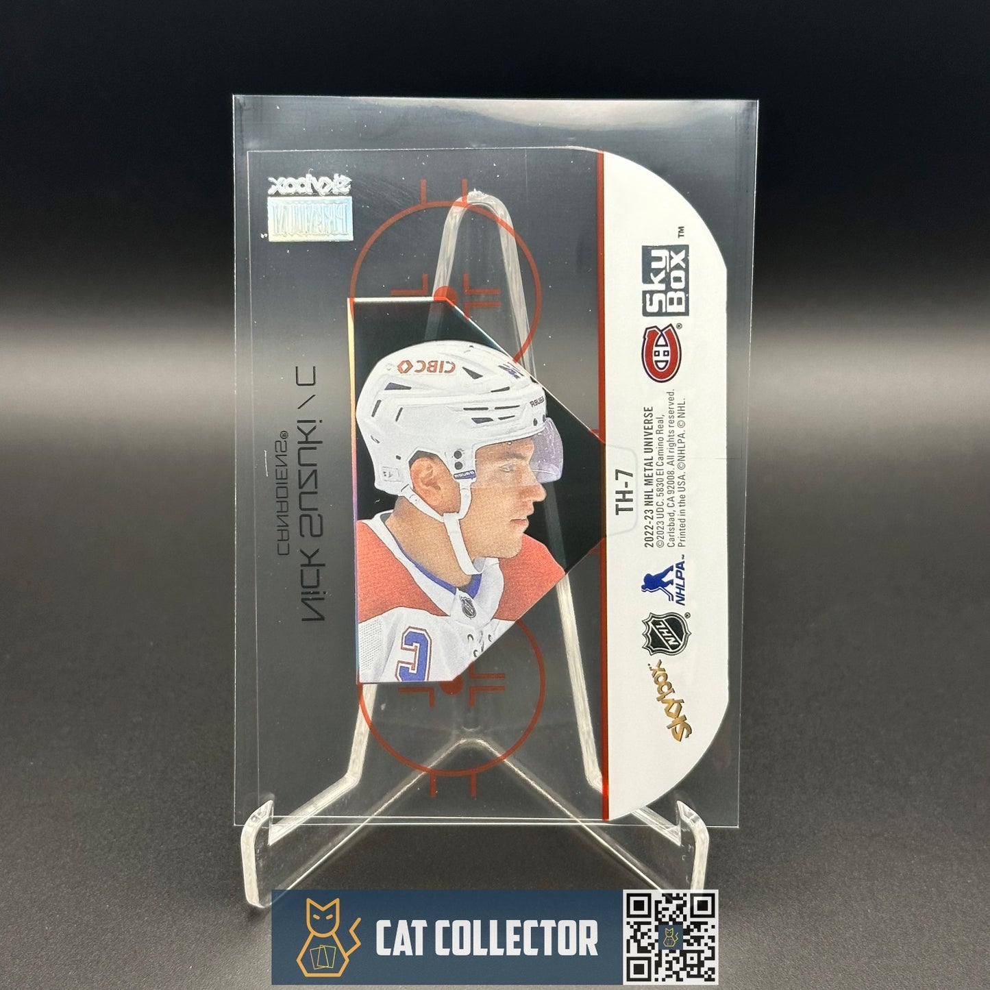 2022-23 SkyBox Metal Universe NICK SUZUKI #TH-7 The House - Montreal Canadiens