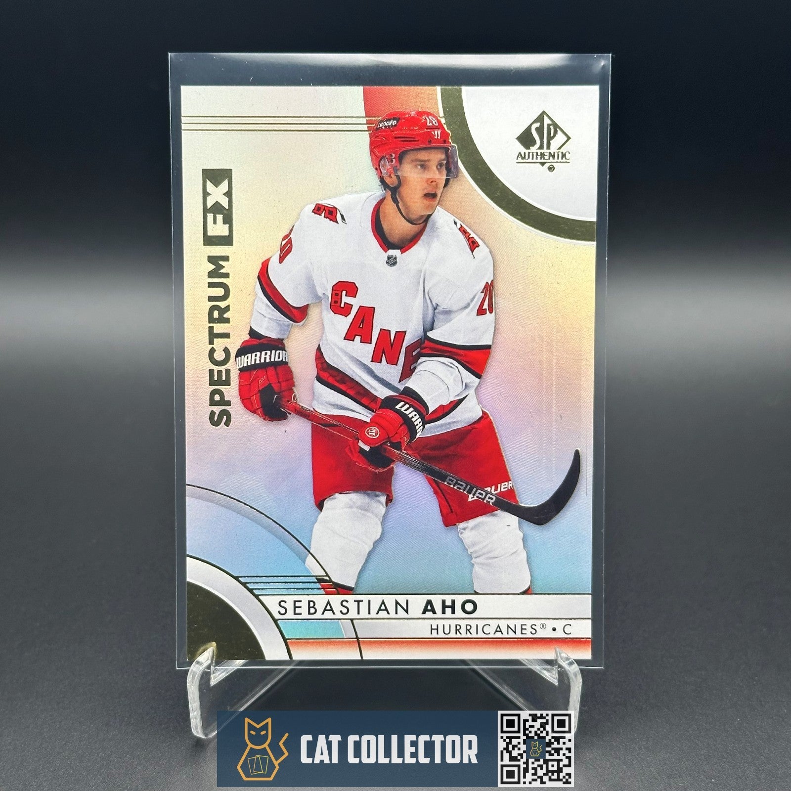 2023-24 UD SP Authentic SEBASTIAN AHO #S-14 Spectrum FX Bounty