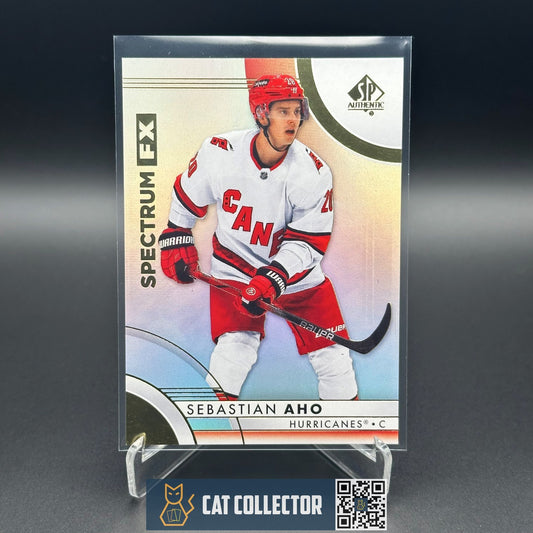 2023-24 UD SP Authentic SEBASTIAN AHO #S-14 Spectrum FX Bounty