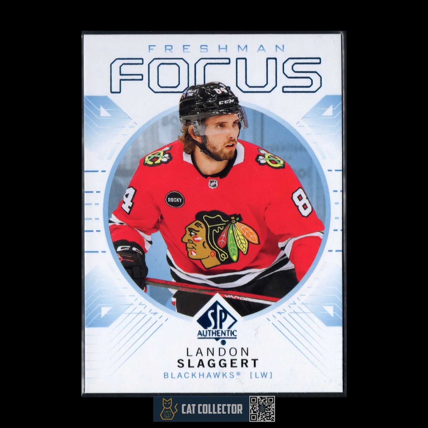 2024-25 UD SP Authentic LANDON SLAGGERT #FF-37 Freshman Focus Blue