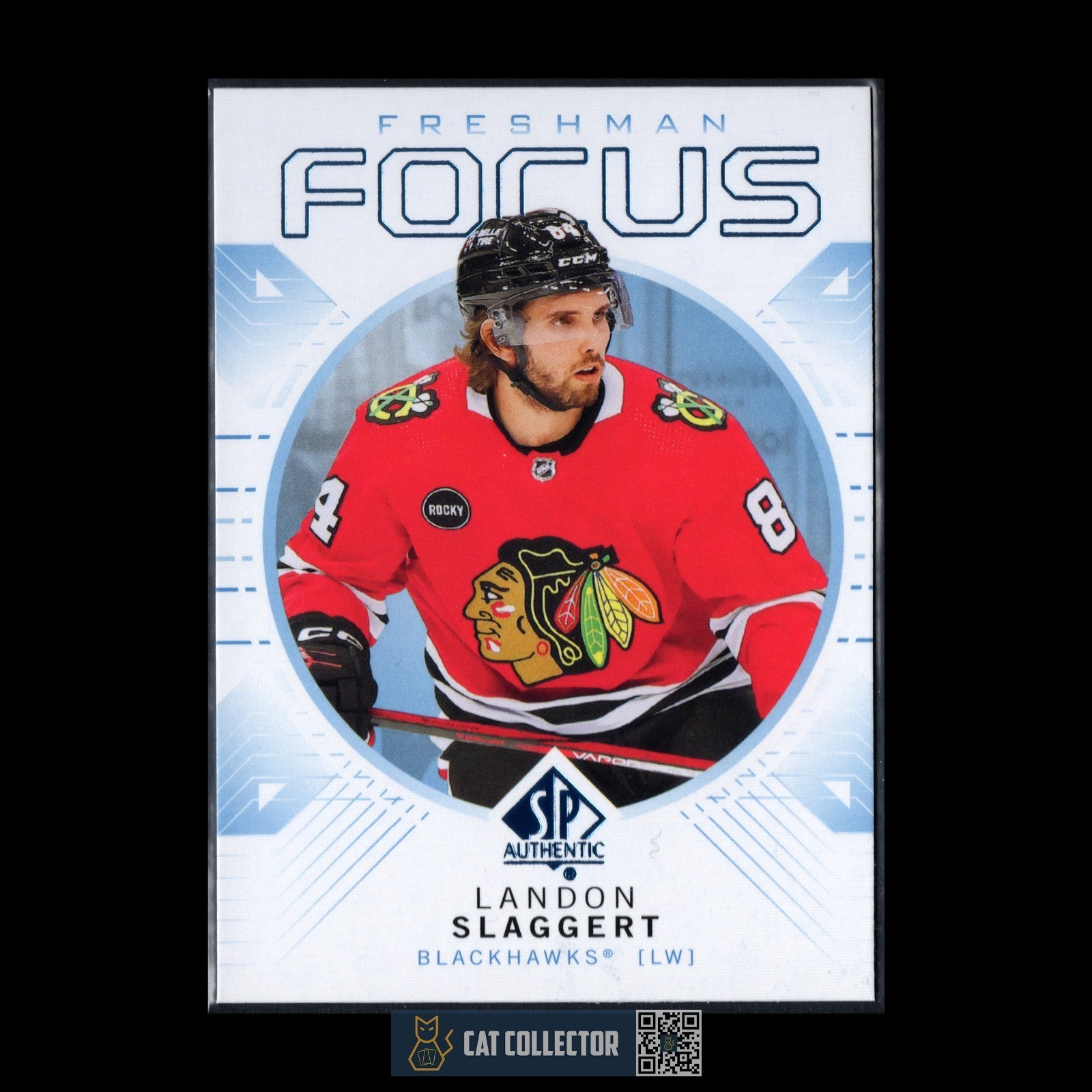 2024-25 UD SP Authentic LANDON SLAGGERT #FF-37 Freshman Focus Blue