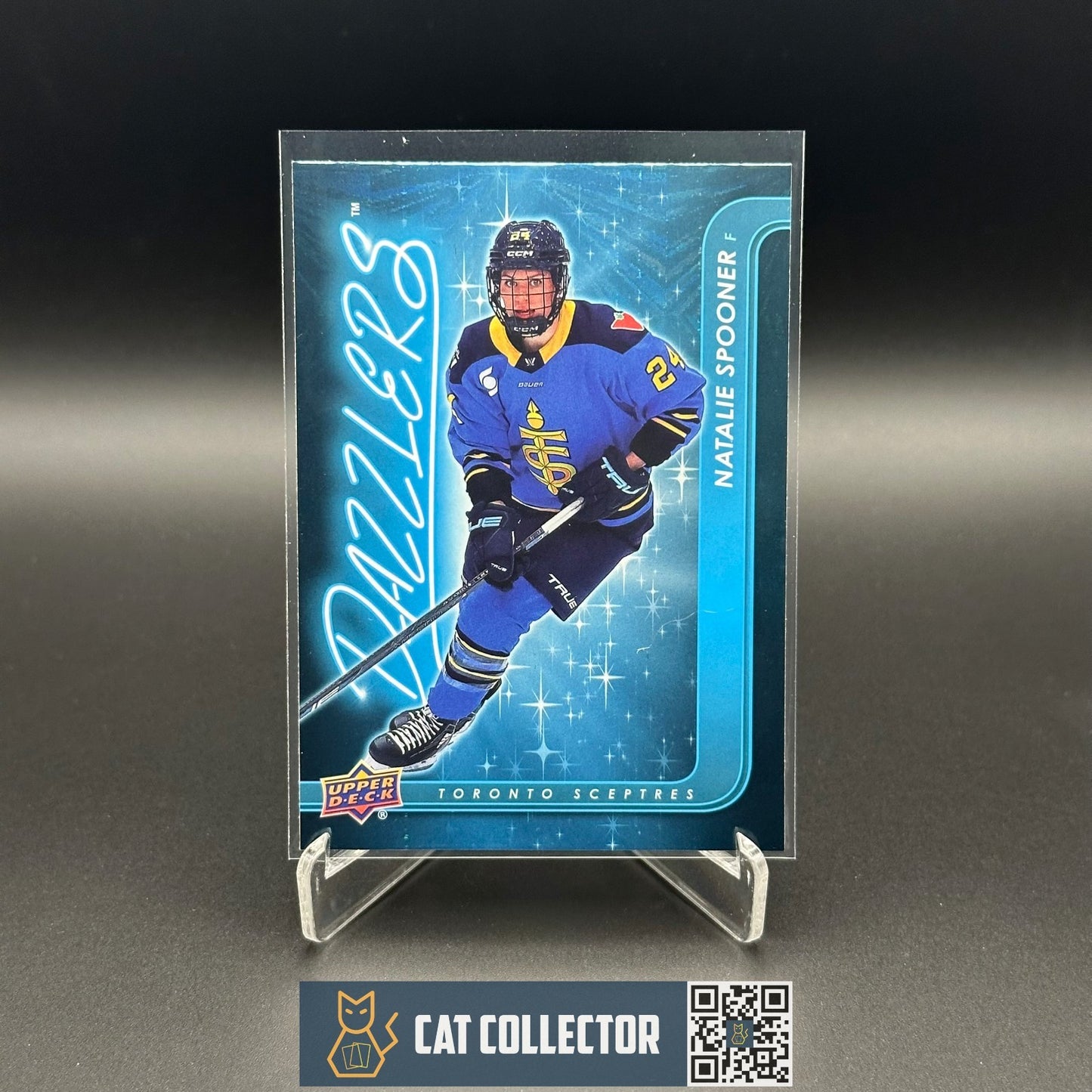 2024-25 UD PWHL NATALIE SPOONER #DZ-2 Dazzlers Blue - Toronto Sceptres