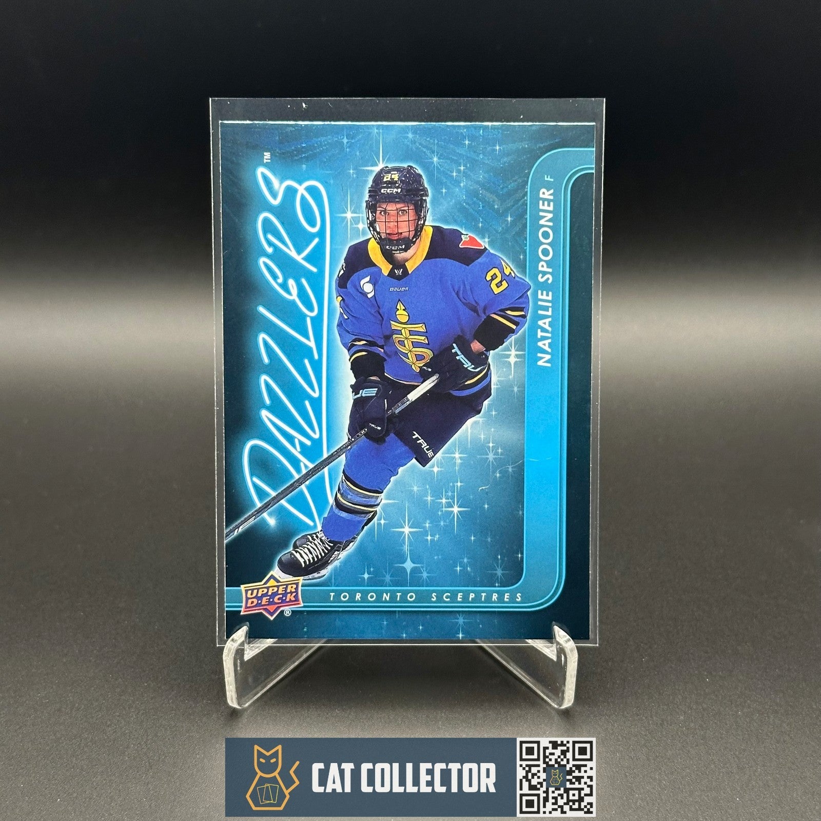 2024-25 UD PWHL NATALIE SPOONER #DZ-2 Dazzlers Blue - Toronto Sceptres