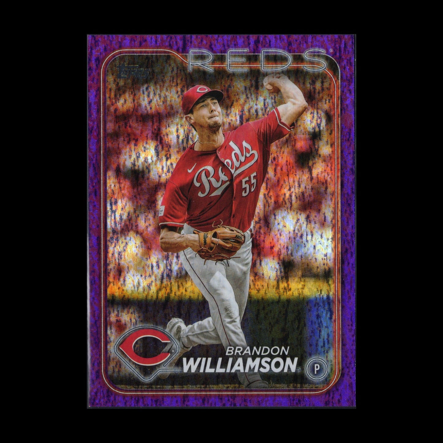 2024 Topps Series 2 BRANDON WILLIAMSON #522 Purple foil  /799 - Cincinnati Reds