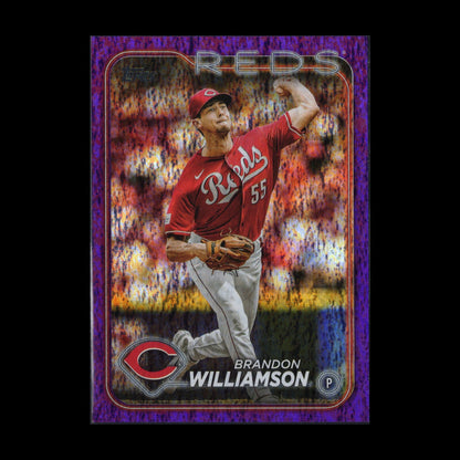 2024 Topps Series 2 BRANDON WILLIAMSON #522 Purple foil  /799 - Cincinnati Reds