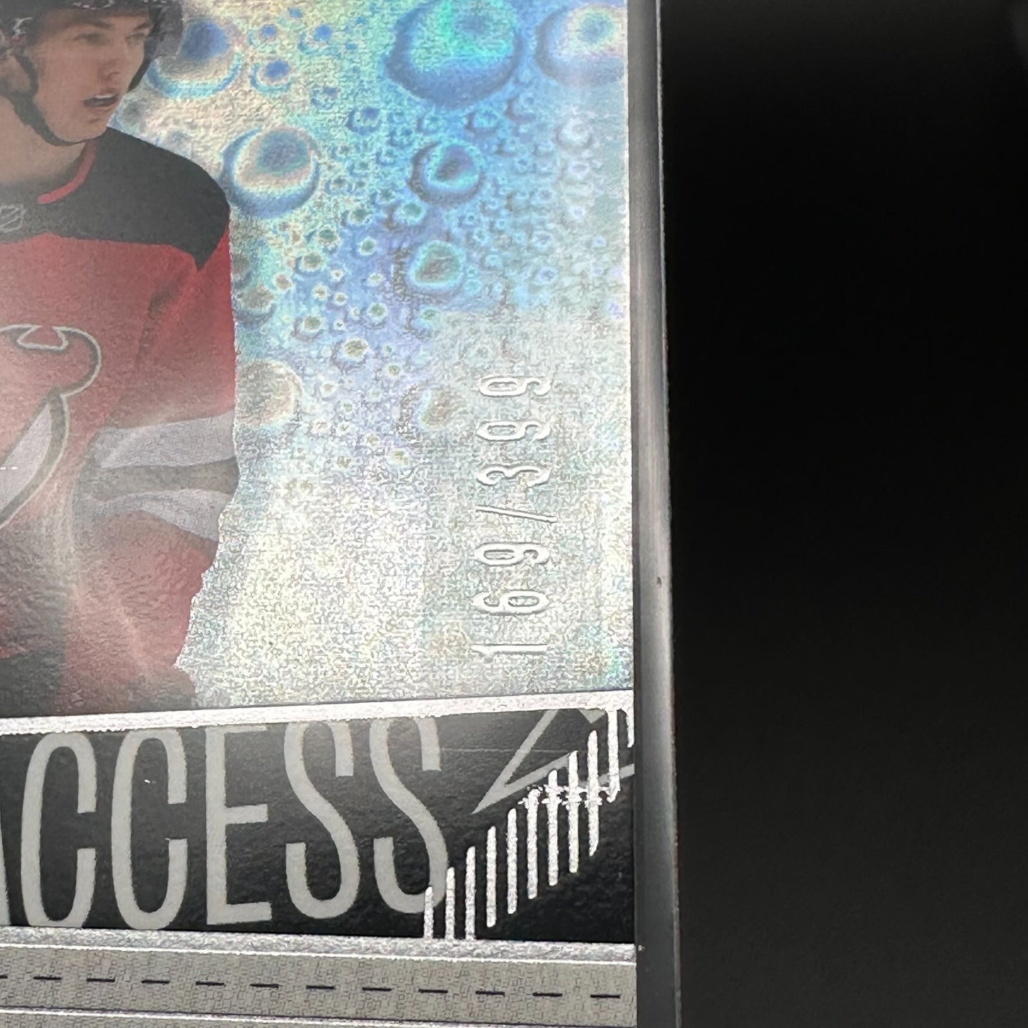 2023-24 UD Credentials LUKE HUGHES #196 Debut Ticket Access Rookie RC /399