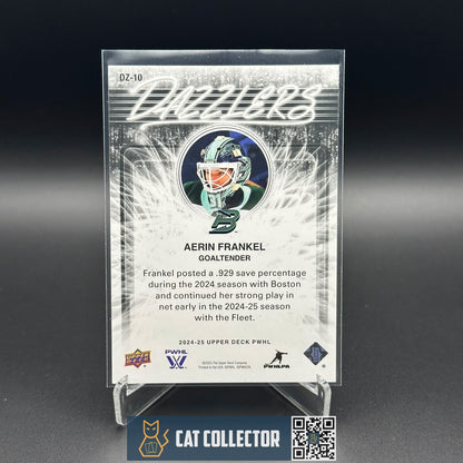 2024-25 UD PWHL AERIN FRANKEL #DZ-10 Dazzlers Blue - Boston Fleet