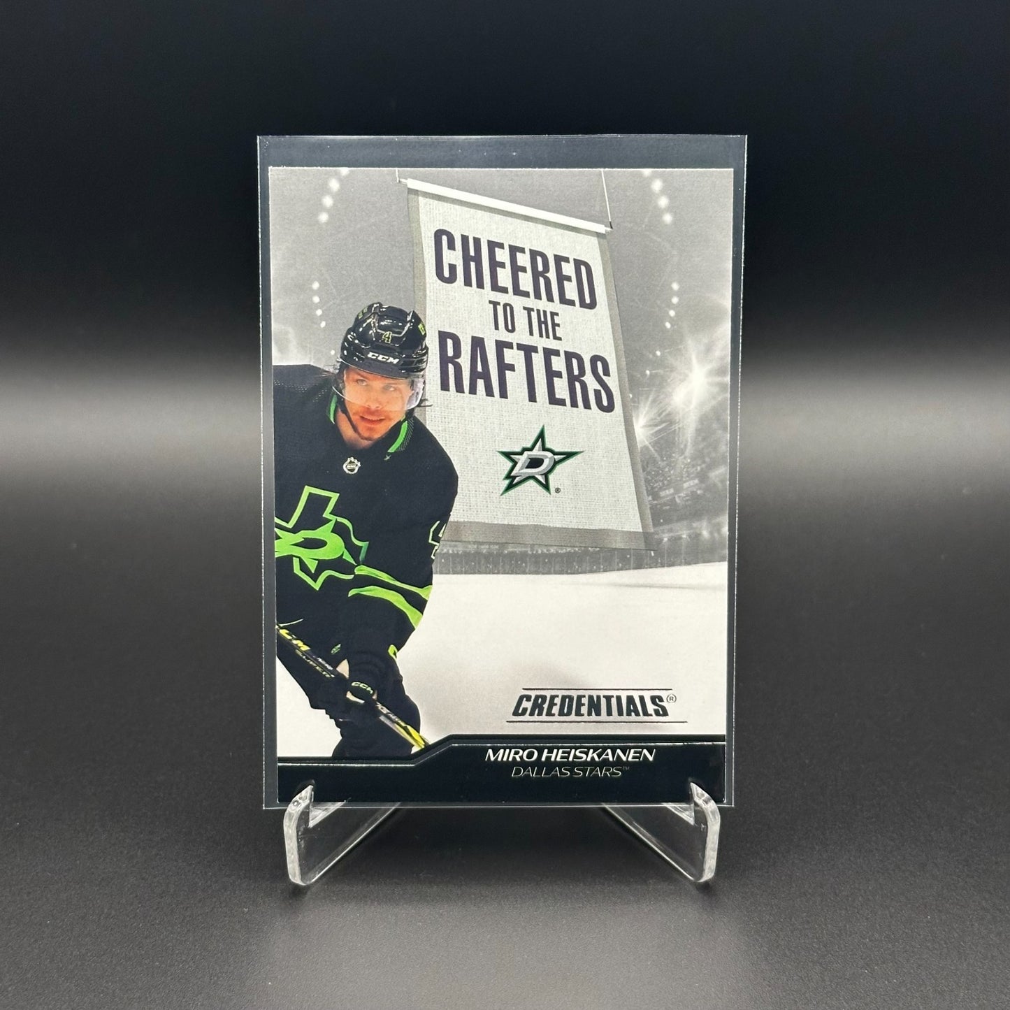 2024-25 UD Credentials MIRO HEISKANEN #CR-MH Cheered to the Rafters