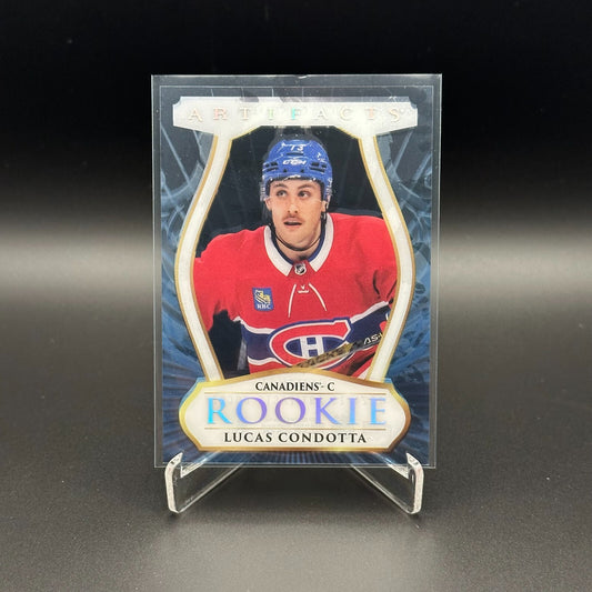 2024-25 UD Artifacts LUCAS CONDOTTA #216 2023-24 Clear Cut Rookies RC