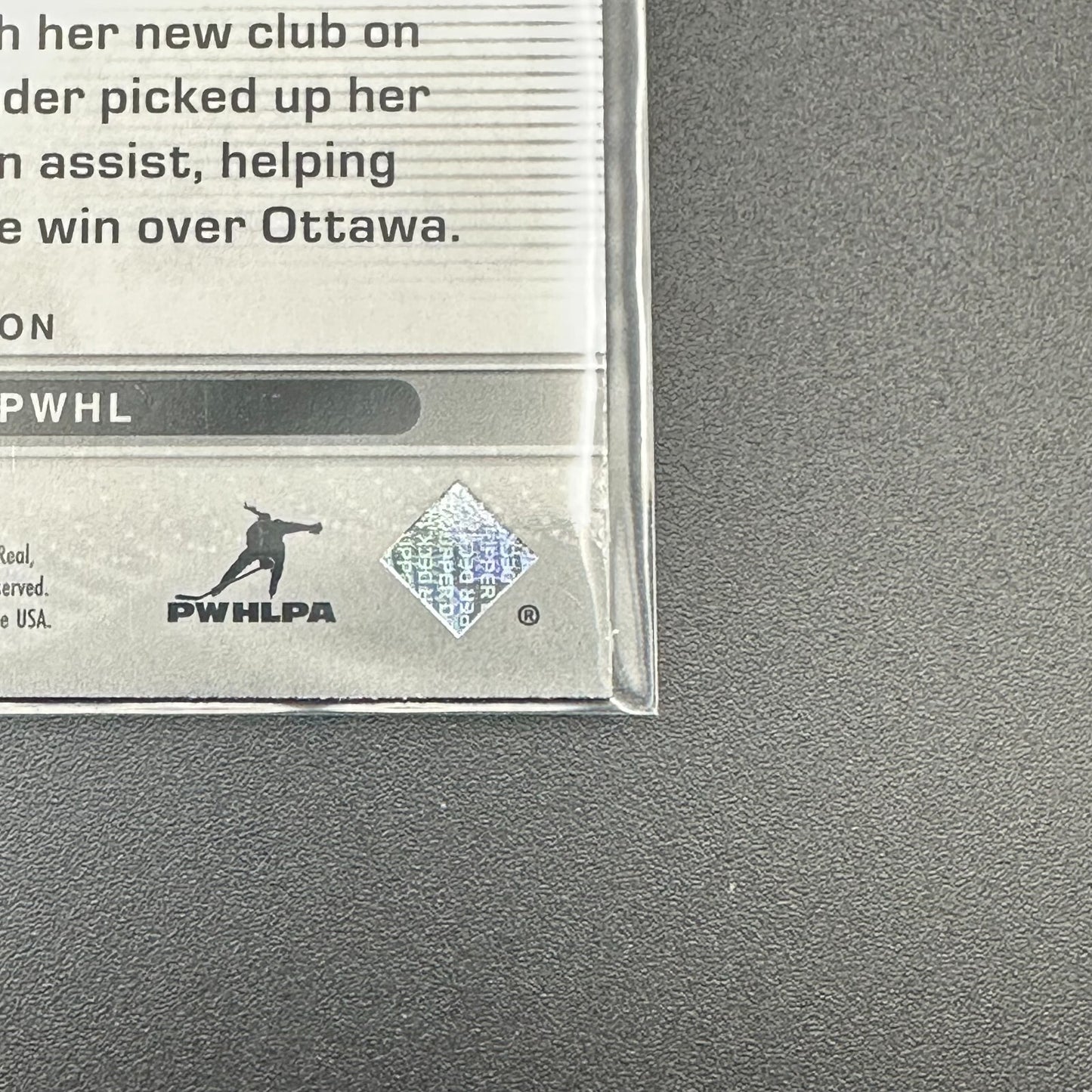 2024-25 UD PWHL SOPHIE JAQUES #58 Young guns RC - 1st EDITION!