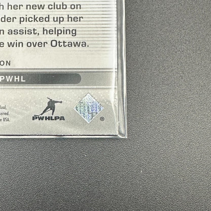 2024-25 UD PWHL SOPHIE JAQUES #58 Young guns RC - 1st EDITION!