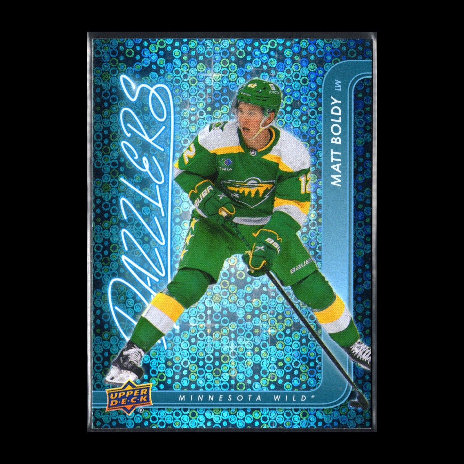 2024-25 UD Series 2 MATT BOLDY #DZ-100 Dazzlers Blue - Minnesota Wild