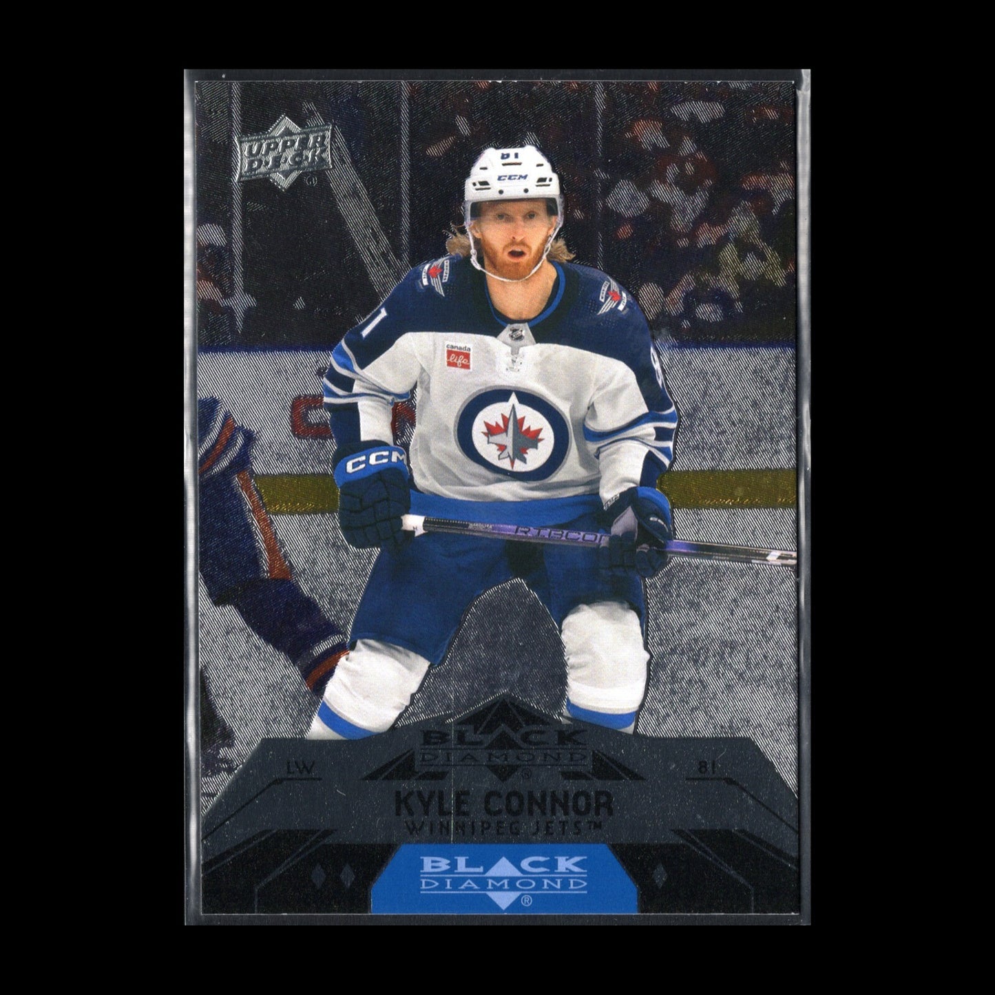 2023-24 UD Extended series KYLE CONNOR #BD-33 Black Diamond - Winnipeg Jets