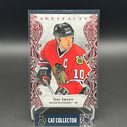 2025-26 UD Artifacts TONY AMONTE #155 Ruby Red /599