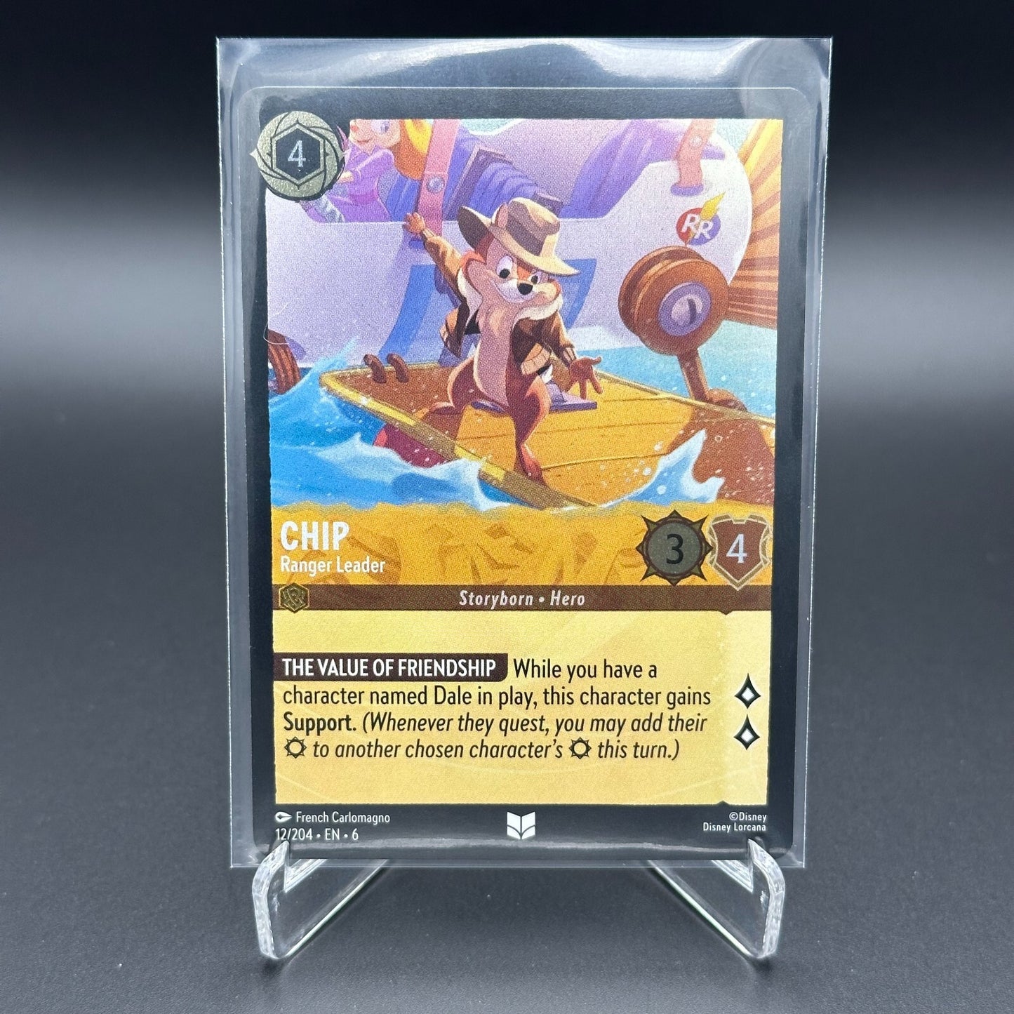 2024 Lorcana Azurite Sea CHIP RANGER LEADER #12 Uncommon Cold Foil