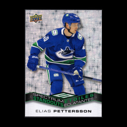 2022-23 UD Tim Hortons ELIAS PETTERSSON #C-7 Spectrum Standouts