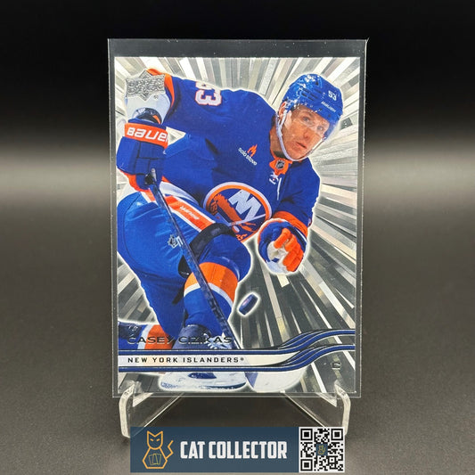 2025-26 UD Series 1 CASEY CIZIKAS #107 Outburst - New York Islanders