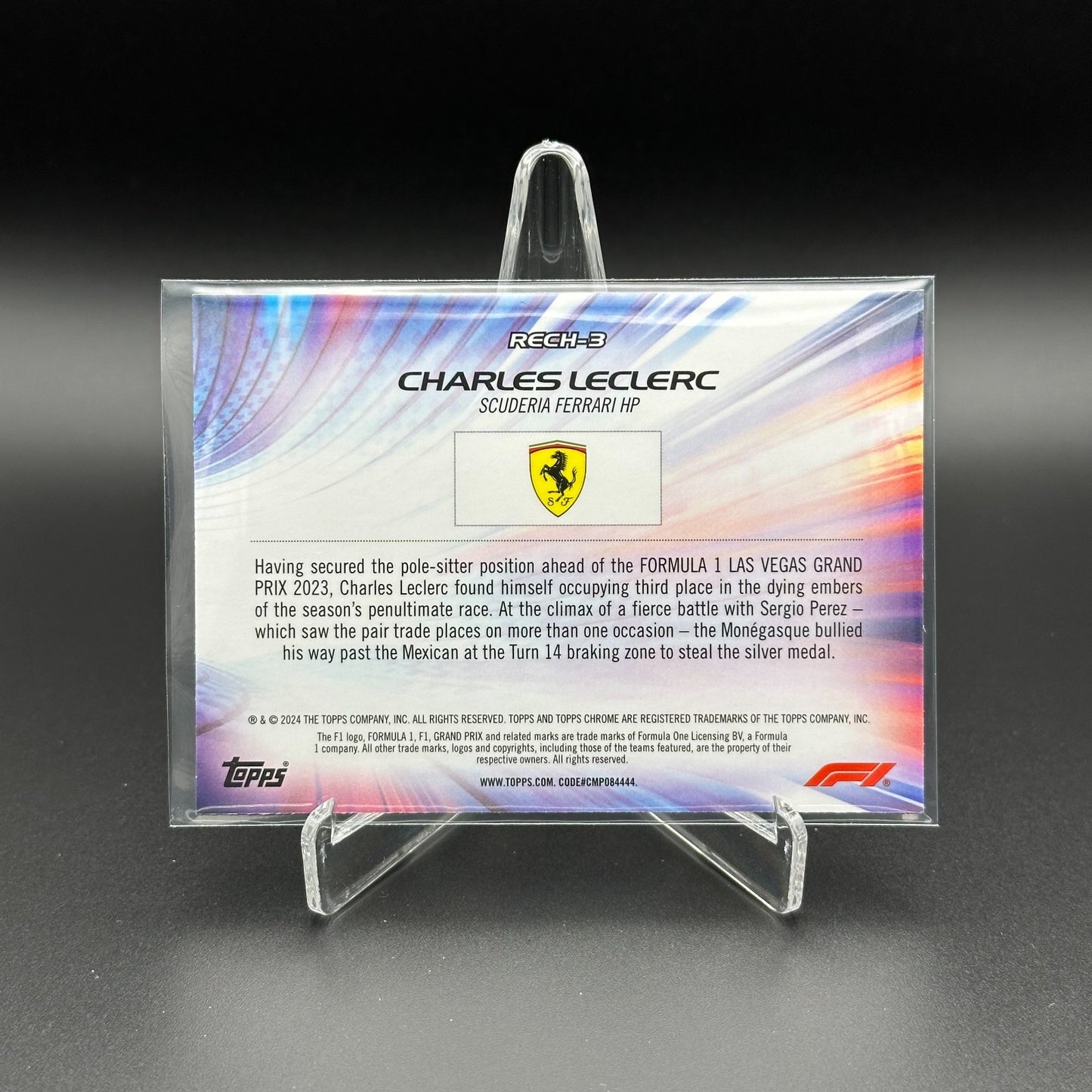 2024 Topps Chrome Formula 1 CHARLES LECLERC #RECH-3 Re-Charged
