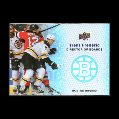 2023-24 UD Series 2 TRENT FREDERIC #DB-11 Director of boards - Boston Bruins