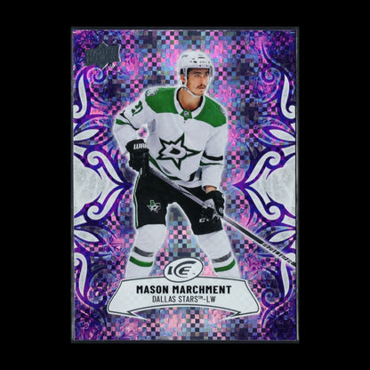 2024-25 UD Ice MASON MARCHMENT #18 Purple parallel - Dallas Stars