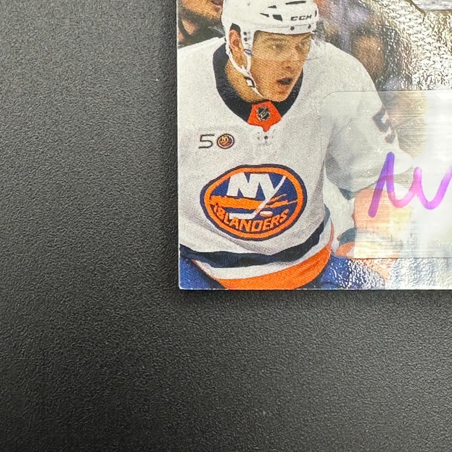 2023-24 UD Black Diamond WILLIAM DUFOUR #RTL-WD Team Logo Jumbo RC /99 Auto