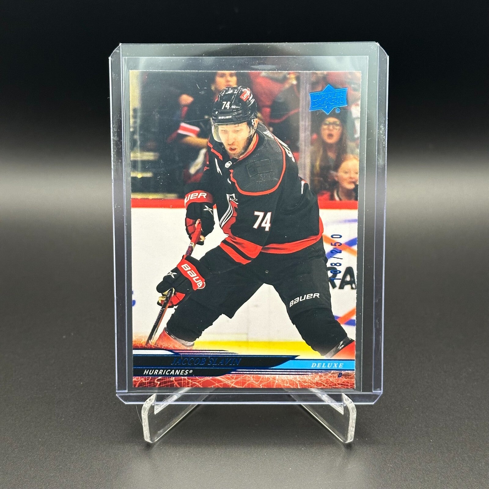 2024-25 UD Series 2 JACCOB SLAVIN #274 Deluxe /250 - Carolina Hurricanes