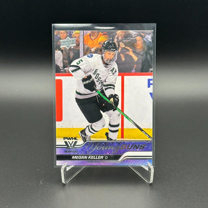 2024-25 UD PWHL MEGAN KELLER #68 Young guns RC - 1st Edition!