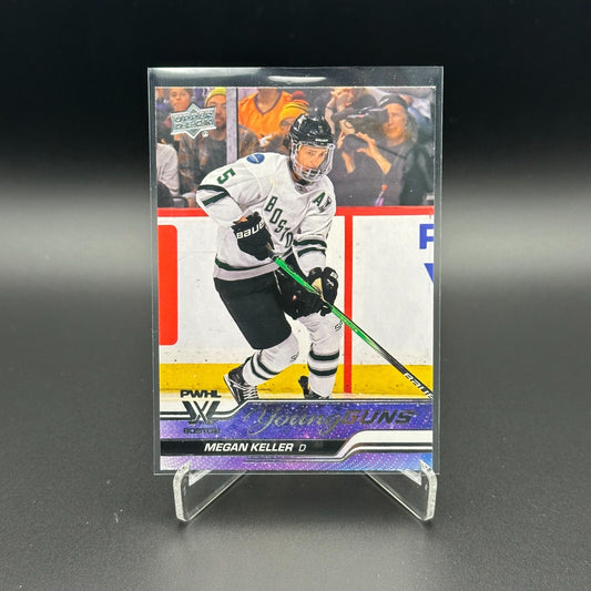 2024-25 UD PWHL MEGAN KELLER #68 Young guns RC - 1st Edition!